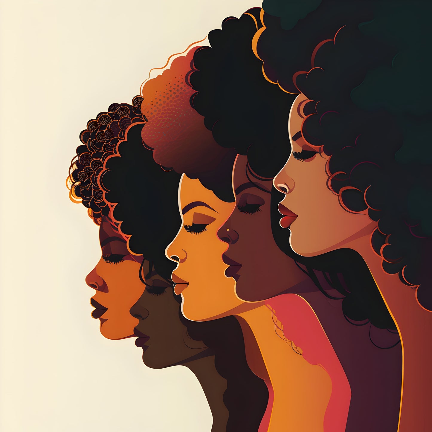 „Pure Lebensfreude“ – Farbenfrohes Porträt ohne Rahmen Print Home Print Home