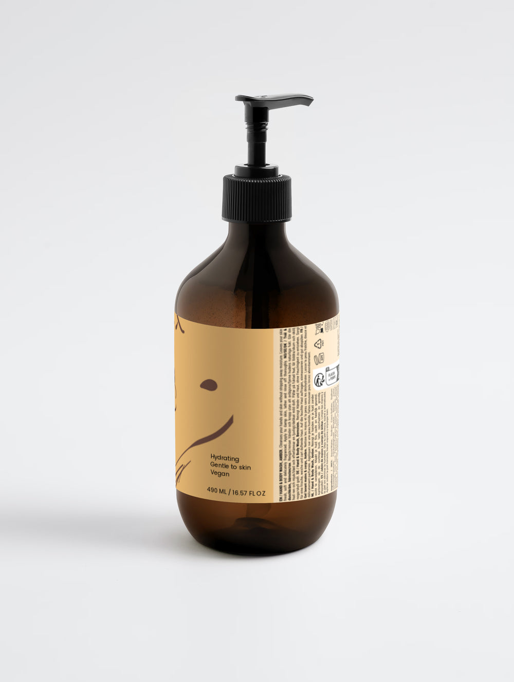 2-Step Body Ritual Set, Amber Gourmand
