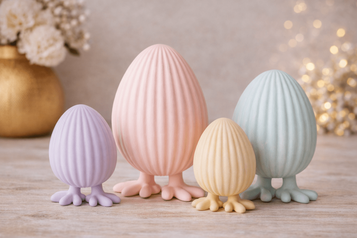 Deko Küken „Pastel“ – Modernes Osterküken 4er Set Print Home Print Home