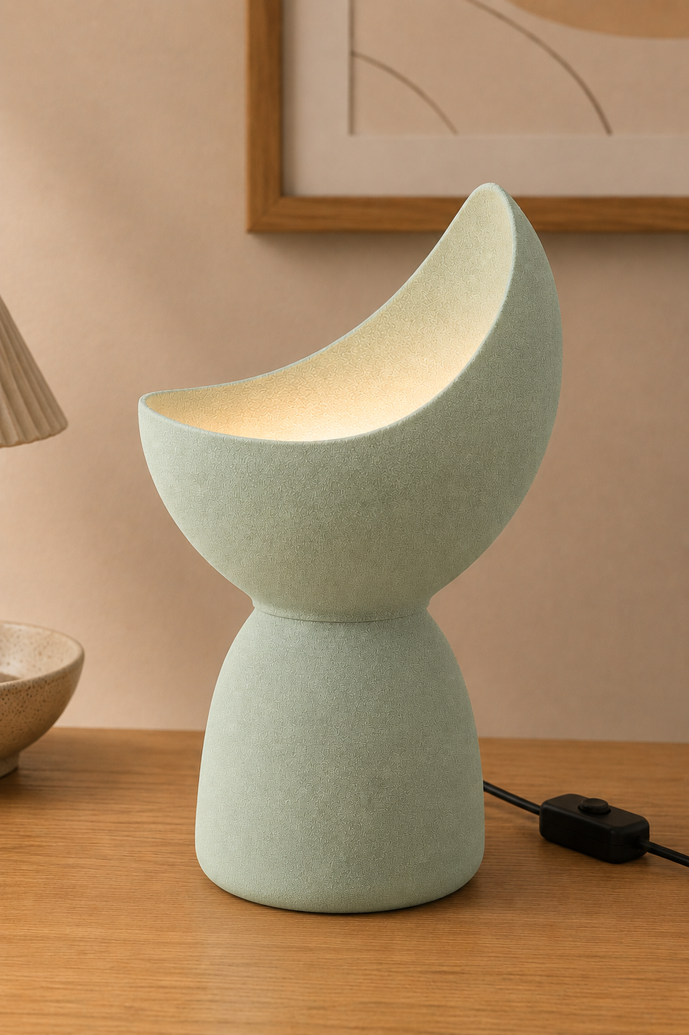 LUNIS – Organische Design Tischlampe aus dem 3D-Drucker | E14