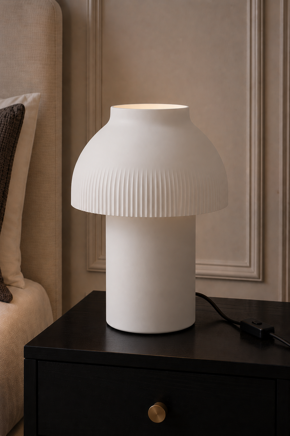 FUNGO – Retro Pilz Tischlampe aus dem 3D-Drucker | E14 / E27