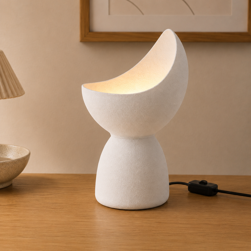 LUNIS – Organische Design Tischlampe aus dem 3D-Drucker | E14