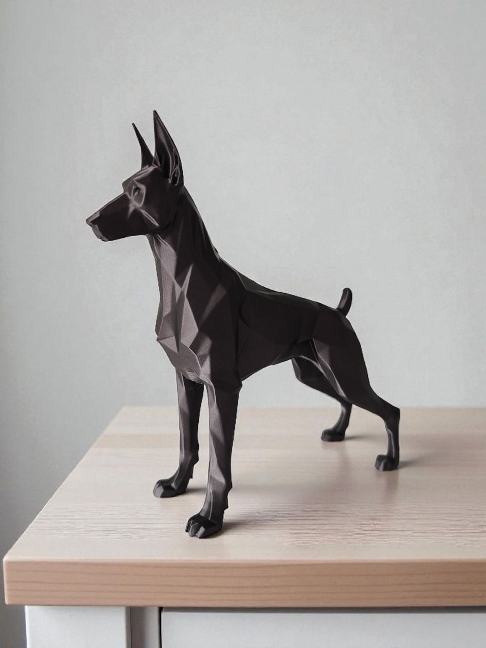 's Kantige Standl kantige Skulptur aus PLA, Detailansicht