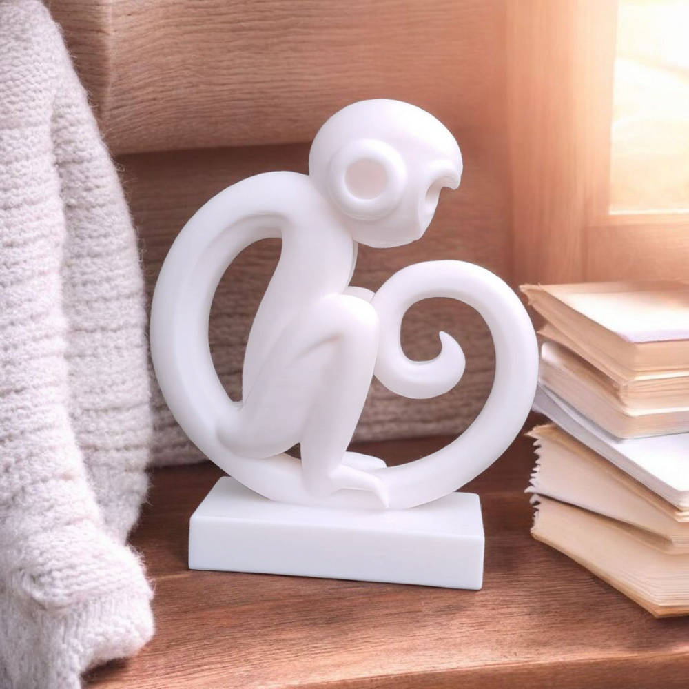 CIRKEL Vän runde Skulptur mit Öffnung aus PLA, Detailansicht