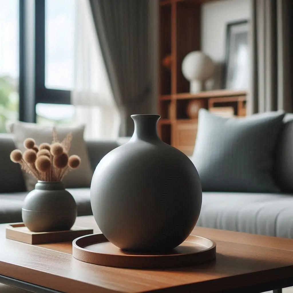 Vase „Orbita“ – Runde Designvase mit zeitloser Eleganz - Print Home