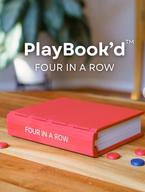 PlayBook’d: „Vier gewinnt“ Edition – Das Reisespiel im Buch-Design ForgeCore Print Home