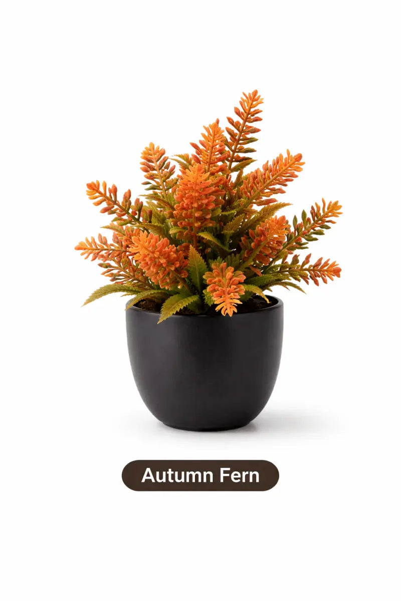 Künstliche Deko-Pflanze im Topf – 22 cm – Herbst Edition