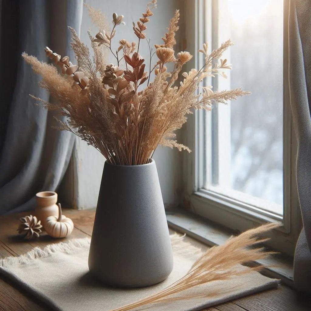 Vase „Apex“ – Minimalistische Designvase in Form eines klaren Kegels - Print Home
