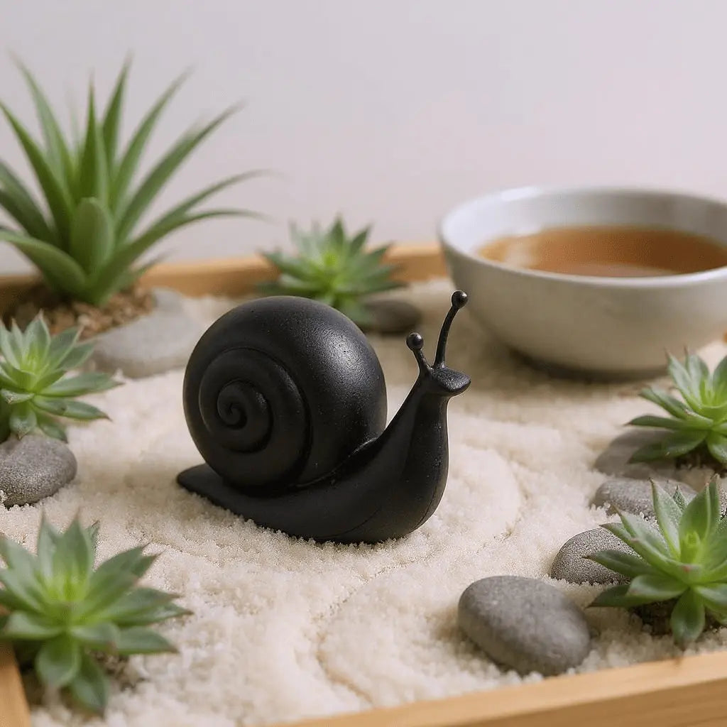 Slow Living Schnecke: Entspannung im Zeitlupentempo - Print Home