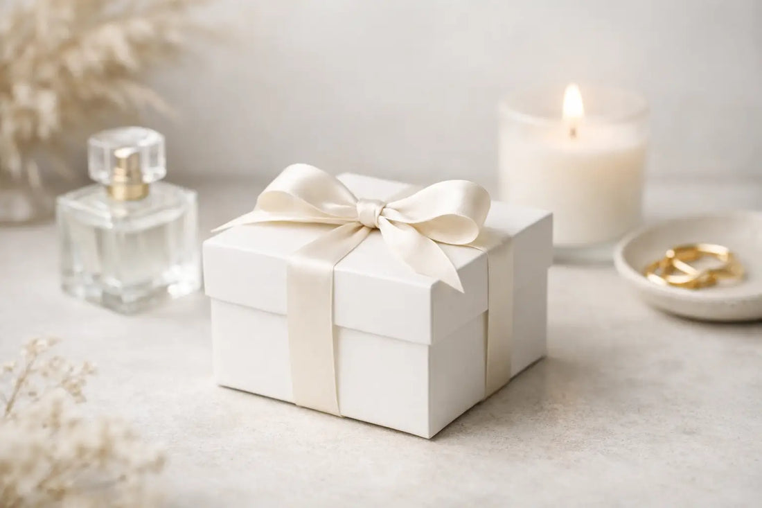 Minimalistische Geschenkbox für Frauen wählen
