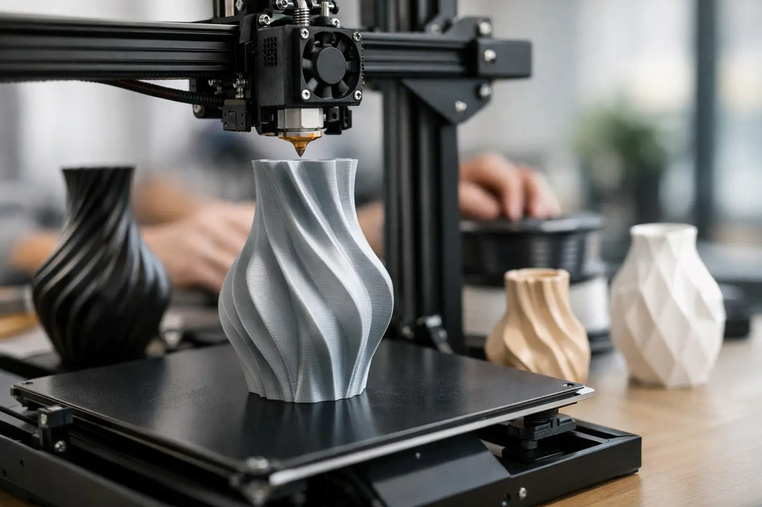 Wie entstehen 3D-gedruckte Vasen?
