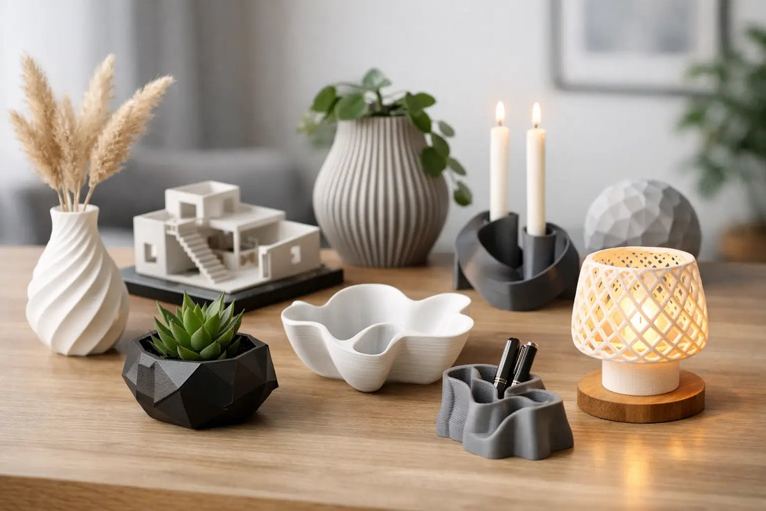 12 3D gedruckte Wohnaccessoires Ideen