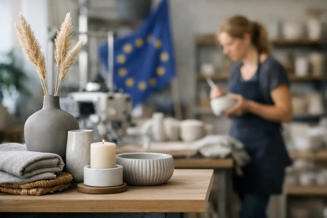 Europäische Herstellung von Wohnaccessoires