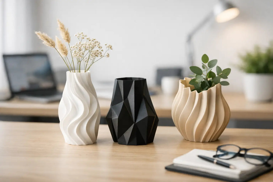 Moderne Vase 3D Druck stilvoll einsetzen - Print Home