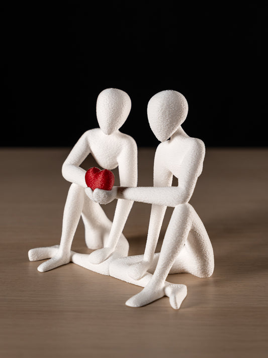 Nobody Tillsam – Skulptur für Liebe und Miteinander, Produktansicht