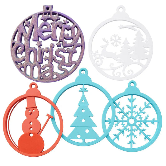 3D - gedrucktes Weihnachtsornament – Filigrane Dekoanhänger in 5 Motiven - Print Home3D - gedrucktes Weihnachtsornament – Filigrane Dekoanhänger in 5 MotivenPrint HomeWeihnachten3D - gedrucktes Weihnachtsornament – Filigrane Dekoanhänger in 5 Motiven