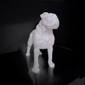 's Wach-Hundl sitzende Hunde Figur aus PLA, weitere Ansicht