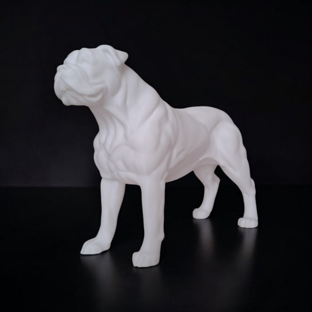 's Wach-Hundl sitzende Hunde Figur aus PLA, Ansicht 4