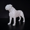 's Wach-Hundl sitzende Hunde Figur aus PLA, Ansicht 4
