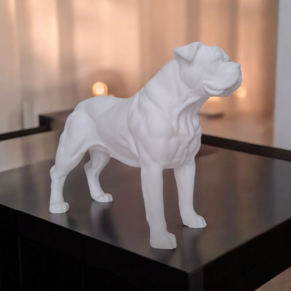 's Wach-Hundl sitzende Hunde Figur aus PLA, Produktansicht