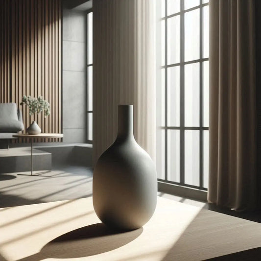 Vase „Arae“ – Minimalistische Bottle Design Vase - Print Home