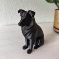 SILUETT Hund Hunde Skulptur als Umrisslinie aus PLA, Detailansicht