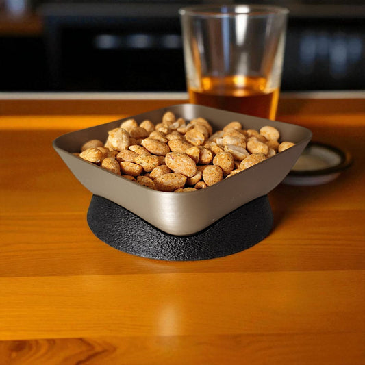 Varmstad Dekoschale in warmem Farbton aus PLA, 3D-gedruckt, Produktansicht