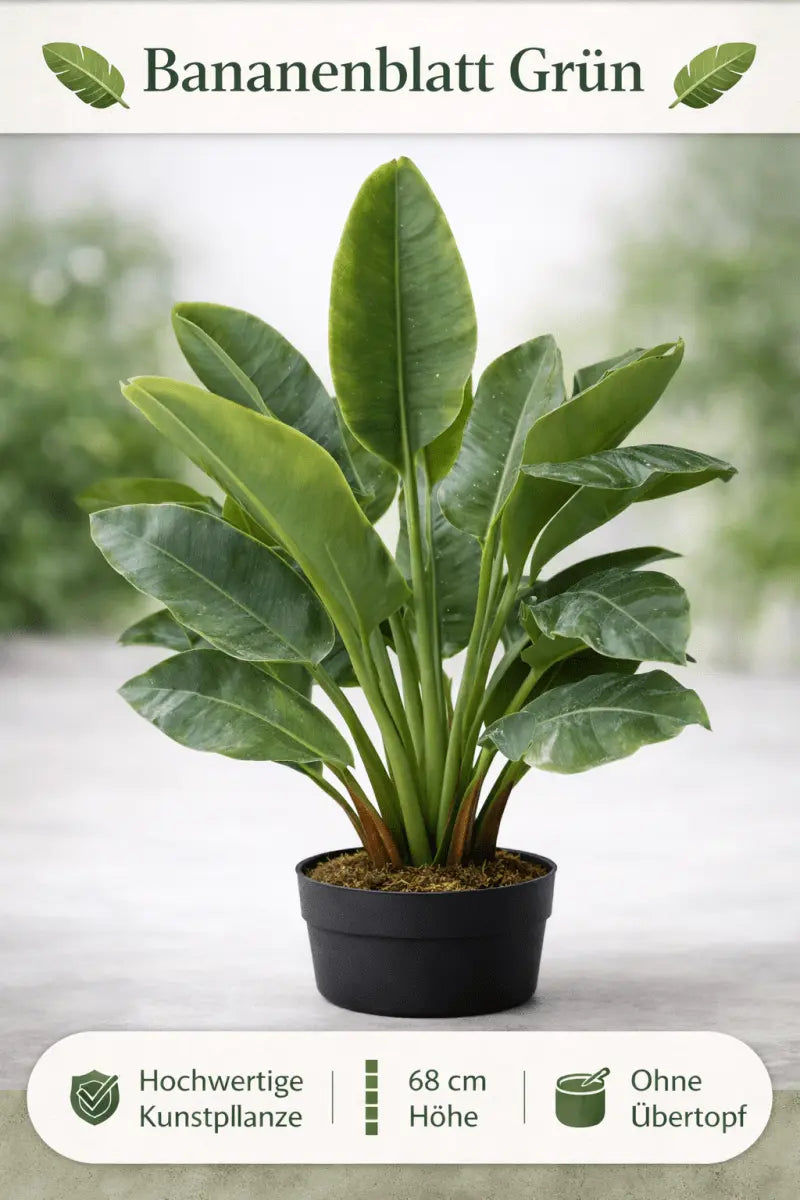 Künstliche Deko-Pflanze XL – Realistische Kunstpflanze - Print Home