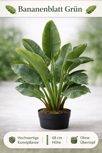 Künstliche Deko-Pflanze XL – Realistische Kunstpflanze - Print Home