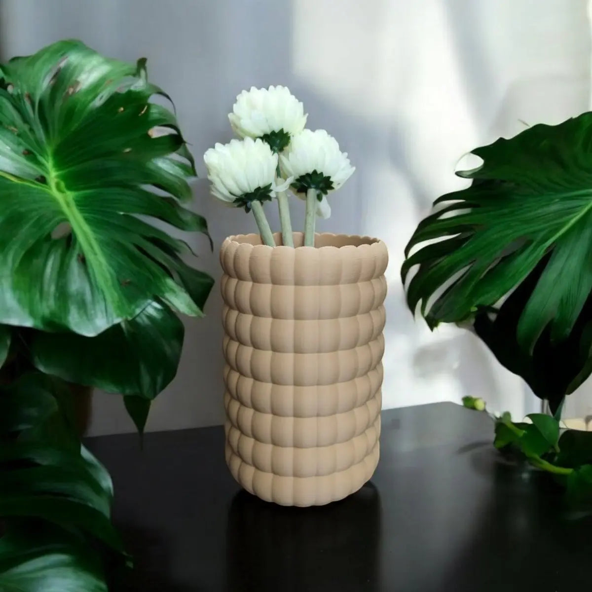 Vase „Bubble Bloom“ – Strukturierte Designvase im Boho-Nordic Stil - Print Home