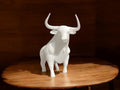 Alpen-Stier Stier Skulptur aus PLA, Ansicht 4