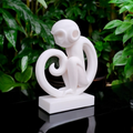 CIRKEL Vän runde Skulptur mit Öffnung aus PLA, Produktansicht