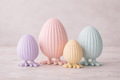 Deko Küken „Pastel“ – Modernes Osterküken 4er Set - Print Home