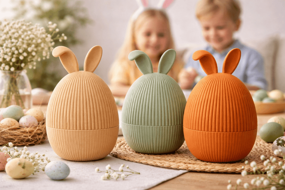 Modernes Hasen Ei – Minimalistische Osterdeko - Print Home