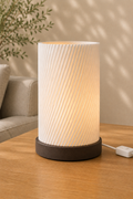 TWIST – Spiral-Design Tischlampe aus dem 3D-Drucker | Flache LED