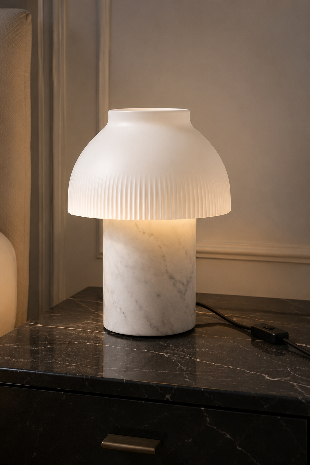 FUNGO – Retro Pilz Tischlampe aus dem 3D-Drucker | E14 / E27
