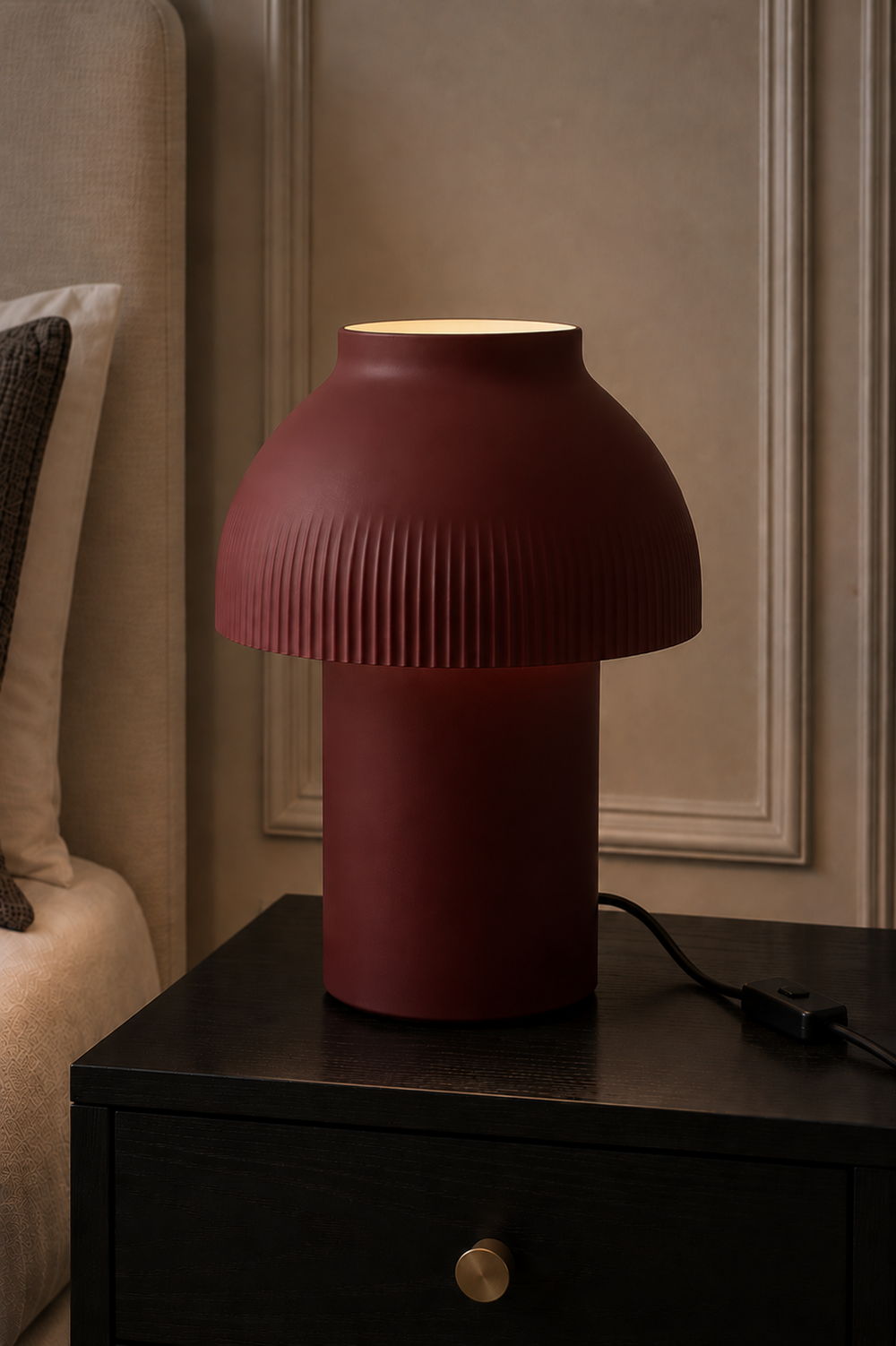 FUNGO – Retro Pilz Tischlampe aus dem 3D-Drucker | E14 / E27