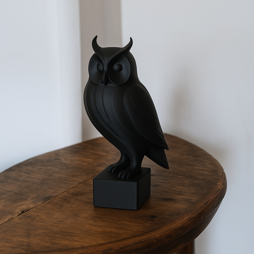 Eulen Skulptur