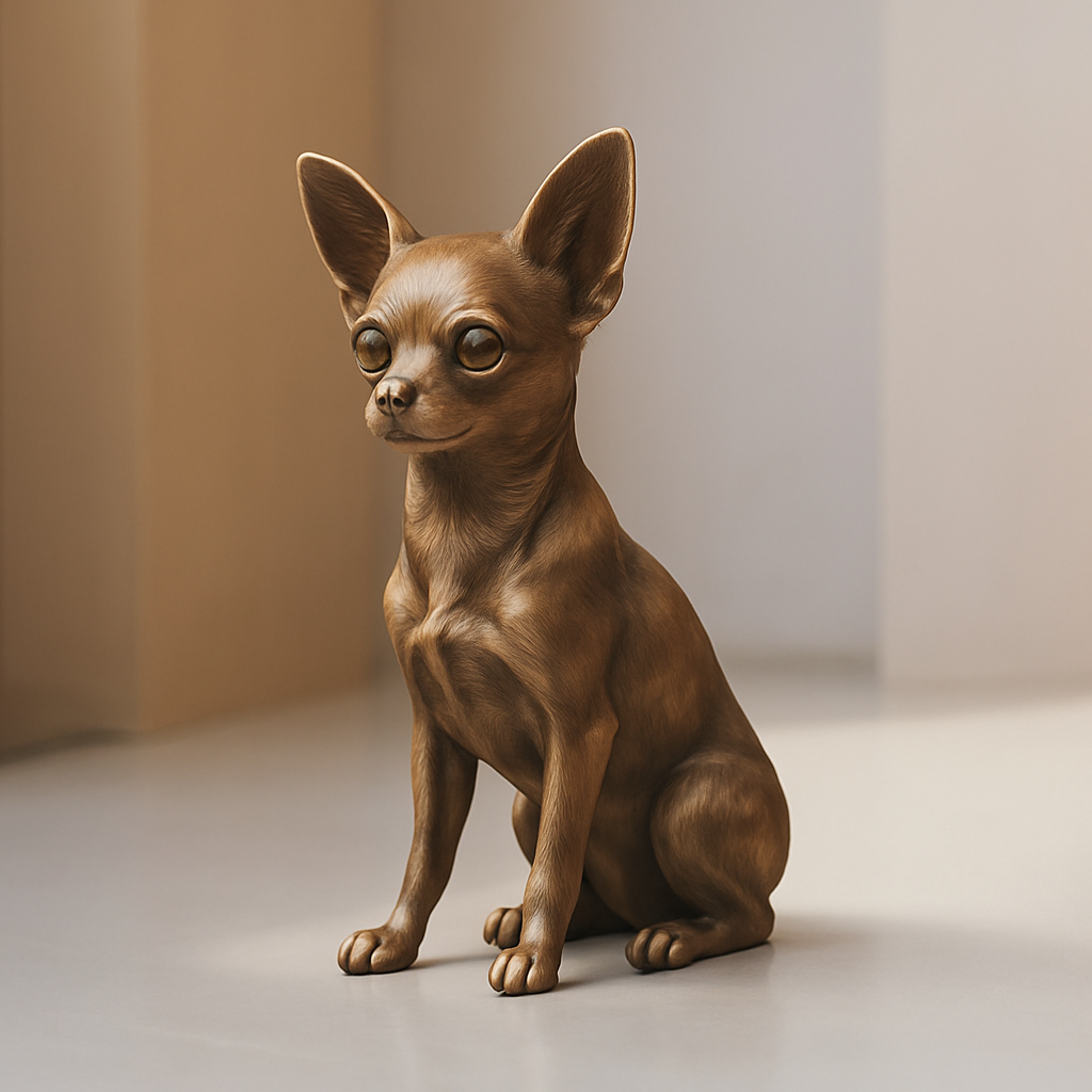 Chihuahua Skulptur