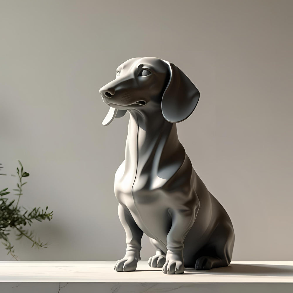 LÅNG schlanke hohe Skulptur aus PLA, Detailansicht