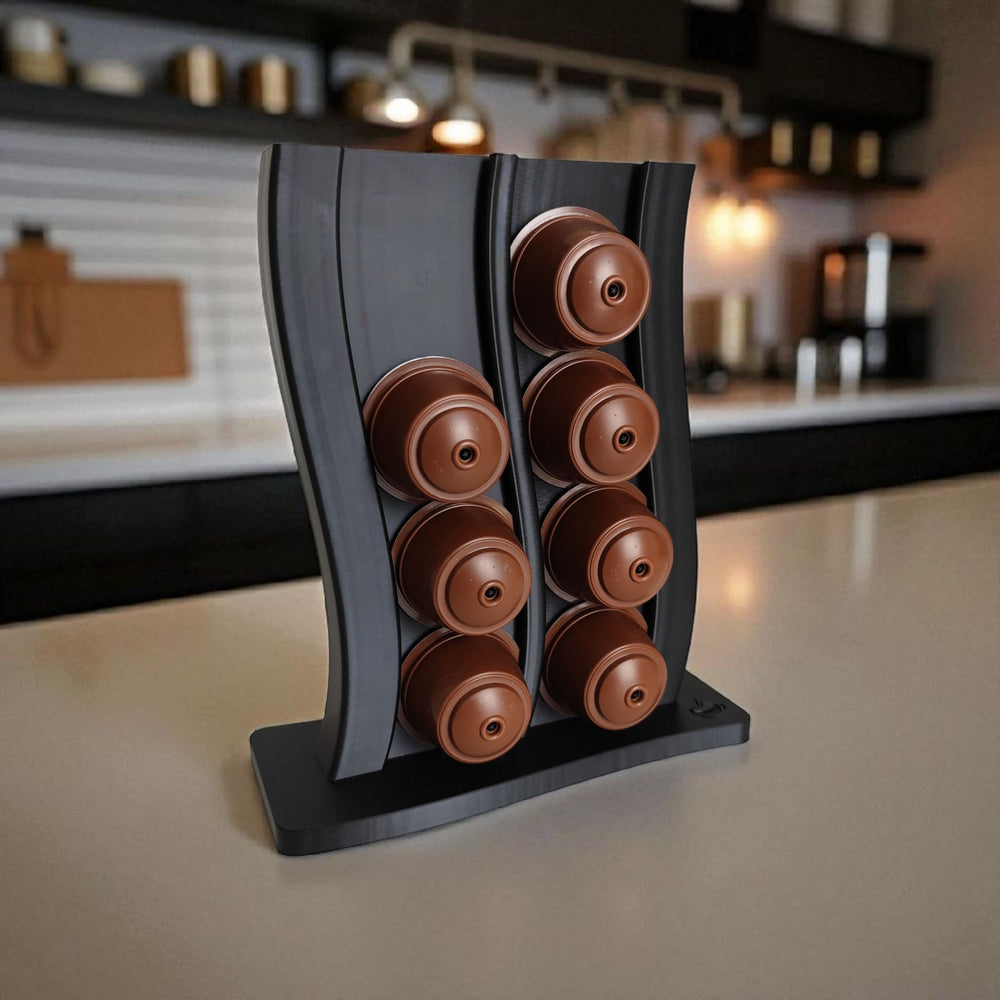 KAPSEL Ställ Kaffeekapsel-Ständer aus PLA, Detailansicht