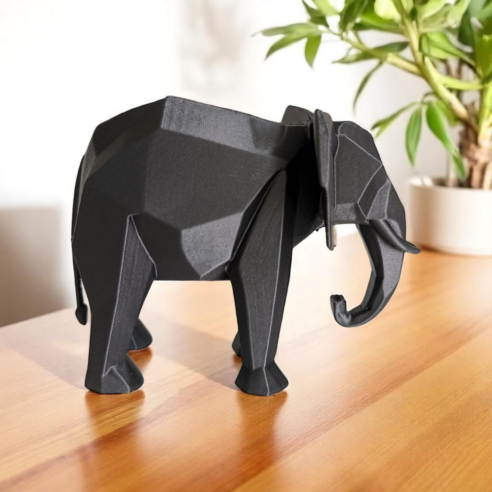 Spitz-Ohr Fuchs Skulptur aus PLA, weitere Ansicht