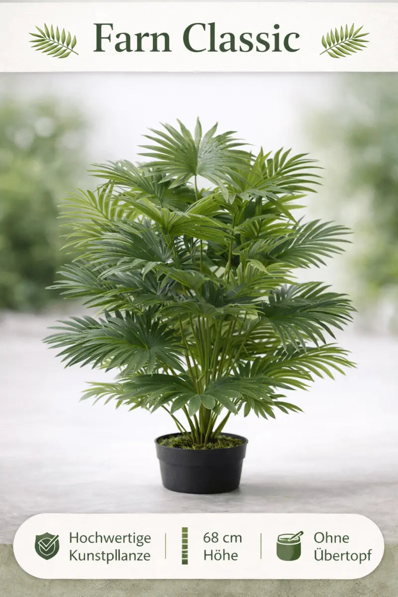 Künstliche Deko-Pflanze XL – Realistische Kunstpflanze - Print Home