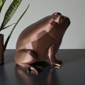 's Kupfer-Fröschl Frosch Figur in Kupferoptik aus PLA, Ansicht 4