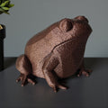 's Kupfer-Fröschl Frosch Figur in Kupferoptik aus PLA, Detailansicht