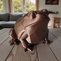 's Kupfer-Fröschl Frosch Figur in Kupferoptik aus PLA, Ansicht 8