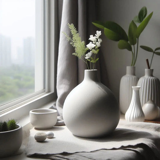 Vase „Goccia“ – Minimalistische Designvase in Tropfenform - Print Home