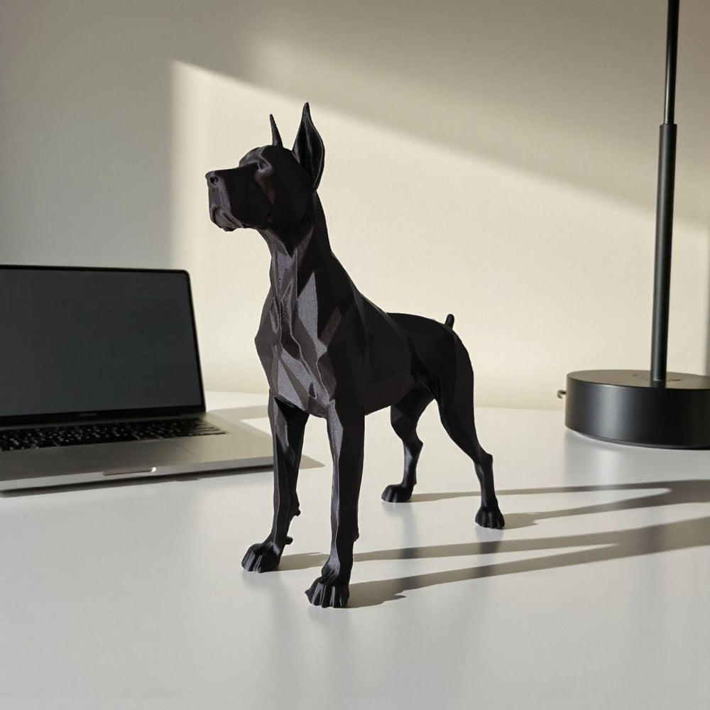 's Große Hundl Hunde Skulptur aus PLA, weitere Ansicht