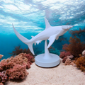 Gletscher-Fischl Fisch Skulptur aus PLA, Ansicht 6