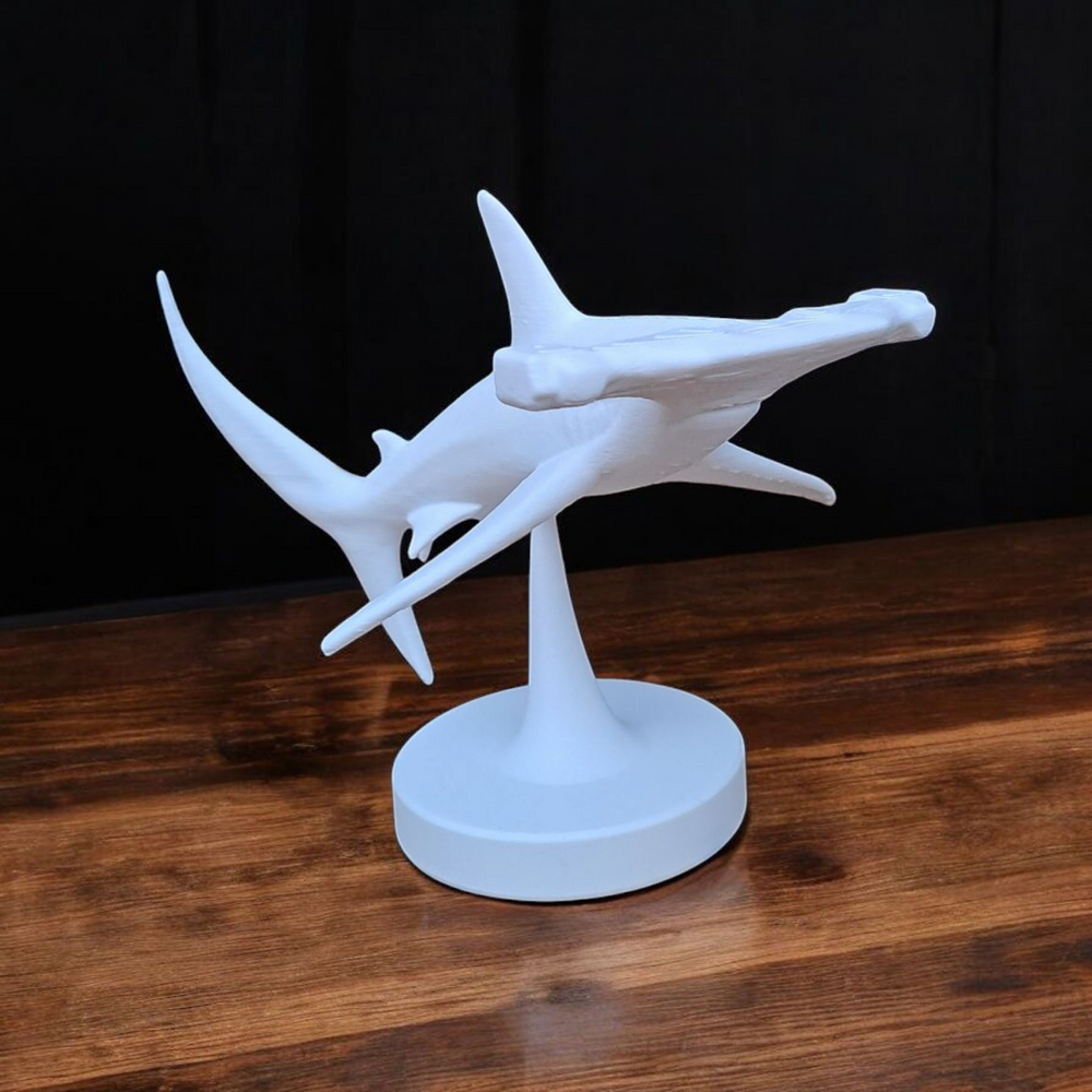 Gletscher-Fischl Fisch Skulptur aus PLA, Ansicht 4